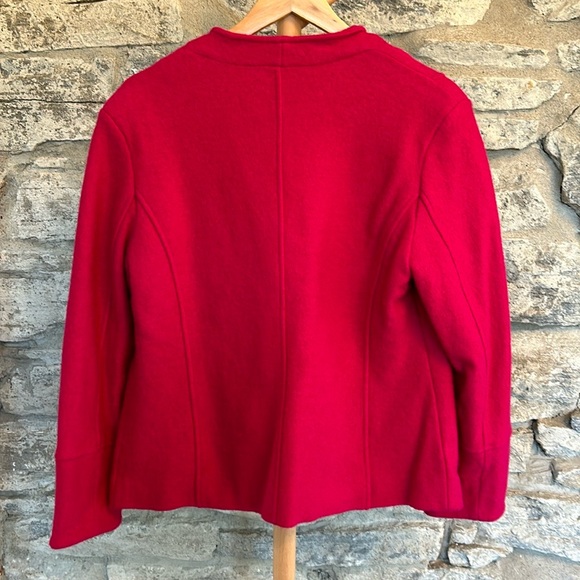 Pink Wool Blend Jacket - Picture 2 of 10